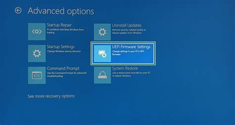 Open the UEFI/BIOS setup utility .